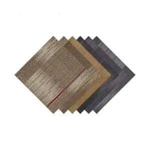 25×100 Square Floor Carpets 50×50 PP Office Commercial Modular Carpet Tiles