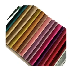 260gsm Warp Woven Flame Retardant Waterproof Shiny Italian Velvet Polyester Sofa Upholstery Fabric for Furniture