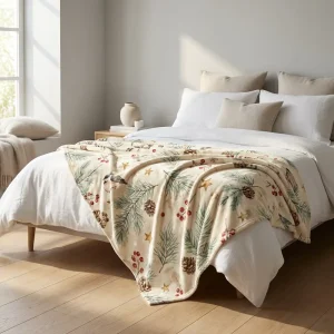 280GSM Polar Fleece Solid Custom Design Printed Throw Blanket Lightweight Soft Warm Eco Friendly Portable Autumn