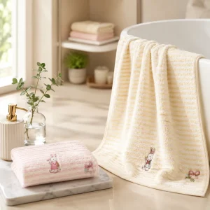 281GSM 70x140cm Lightweight Quick Dry Absorbent Microfiber Bath Towel for Spa Guest Body Drying