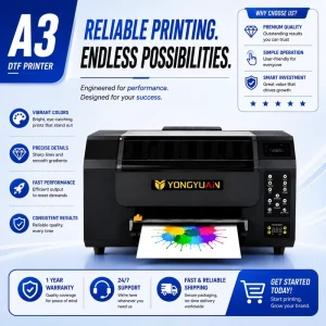 2880dpi Ultra HD A3 DTF Printer 300mm XP600 High Resolution Transfer Printing Machine for Premium Fashion Brands