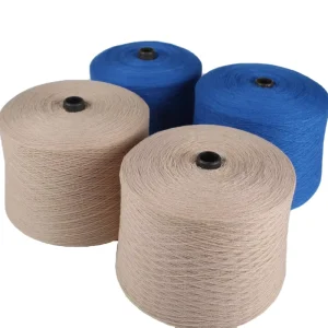 28S 2 50 Viscose 22 Nylon 28 PBT Core Spun Yarn Dyed Pattern Blended Yarn For Knitting And Weaving