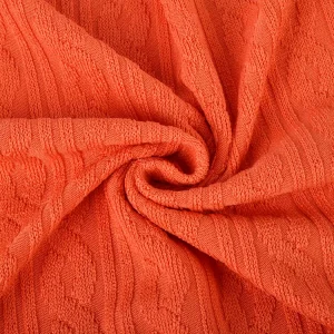 295GSM Knitted Solid 140cm Jacquard Polyester Spandex Fabrics for Clothing