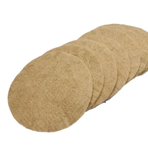 29CM 100% Natural Organic Breathable Round Jute Felt Eco-Friendly Burlap for Pet Supplies Nonwoven Technique Home Textiles