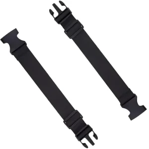 2cm 2.5cm 3cm 3.8cm 5cm Width Fanny Pack Extender Strap Belt Bag Waist Bag Extension Strap for Pouch Backpack Black