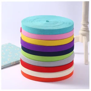 2cm Knit Elastic Sewing Accessories Colorful Polyester Nylon for Clothing