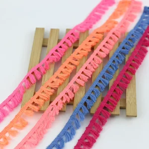2cm Mini Colorful Tassel Fringe Trimming Fringe Lace Clothing Accessories Garment Bag Hat Accessories
