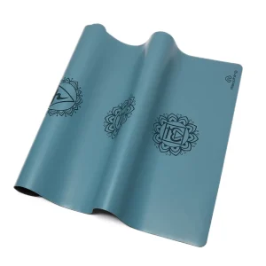 2mm Ultra Light Foldable Travel Yoga Mat PU Natural Rubber Backpack Included Light Weight