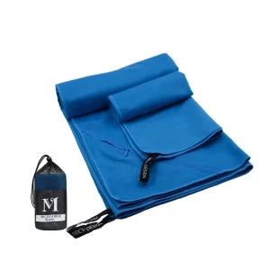 2pcs Gym Sport Towels Set Quick Dry Yoga Sports Towel Portable Microfiber Sport Towel with Mesh Bag Travel