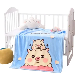 2ply Korean Blankets Mink Raschels Double Player Raschel Baby Blanket for Baby Blanket
