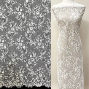 3 Meter Chantilly Lace Fabric Handmade Crochet French Lace for Wedding Design Corded Lace