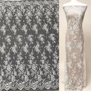 3 Meter Chantilly Lace Fabric Handmade Crochet French Lace for Wedding Design Corded Lace