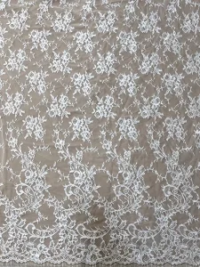 3 Meter Chantilly Lace Fabric Handmade Crochet French Lace for Wedding Design Corded Lace
