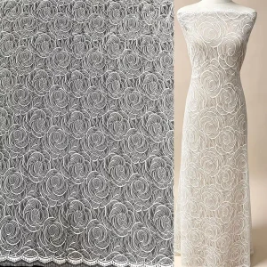 3 Meter Chantilly Lace Fabric Handmade Crochet French Lace for Wedding Design Corded Lace