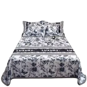 3-Piece Eco-Friendly Soft Modern Plain 300TC 100% Polyester Customizable King Flat Bed Sheet Set Hand Washable Home Hotel