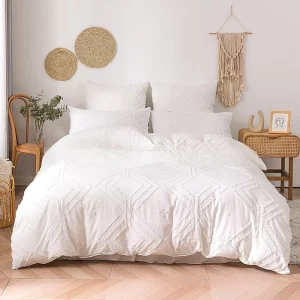 3 Piece Embroidery Bedding Set Luxury Crafted Home Textiles
