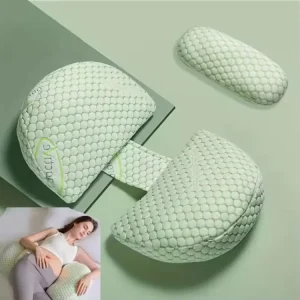 3 Piece Nursing Pillow Set with Removable Cotton Cover for Breastfeeding Newborn Baby Support Cushion
