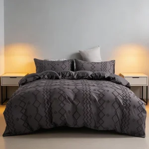 3 Piece Woven Modern Printed Comforter Set Includes Sheet Bedding Set