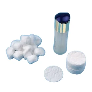 3 Ply Round Embossed White Tissue Cotton Pads 100% Pure Natural Cotton for Medical Personal Care