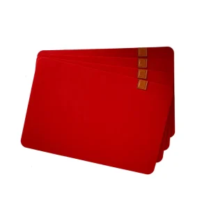 3 mm 4 mm Felt Placemats for Dining Table Set of 6 Place Mats and 6 Coasters for Drinks Place Mats