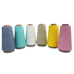 30 1 Dope Dyed Recycled Polyester Spun Yarn 100% Polyester Yarn for Socks