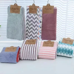 30*30 cm Quick Drying Woven Microfiber Solid Color Exquisite Small Square Kitchen Dish Towel