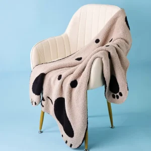 30*40 Reversible Textured Knitted Throw Blanket for Couch Bedroom Holiday Gift