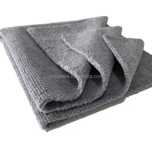 300 GSM 40 X 40 cm New Edgeless Auto Detailing Car Wash Terry Microfiber Towel for Ceramic Coating Glass Window Cleaning Cloth
