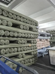 300D Cationic Plain Dyed Woven Fabric 100% Polyester for Foldable Shower Curtain Dining Tablecloth Luggage Bag