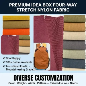300D Four Side Elastic Abrasion Resistant Nylon Oxford Fabric for Handbags Backpacks Luggage Sportswear Outdoor
