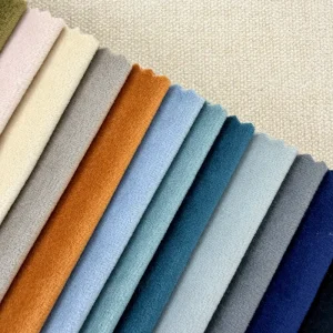 300GSM Velvet Flannel Fabric Sofa Knitted Plush Upholstery Material for Cushion and Pet Bed