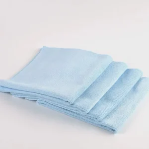 300GSM Woven High Scrubbing Quick Dry Solid Color Microfiber Towel for Car Interior and Dashboard Cleaning