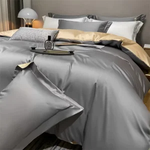 300T 400T 1000TC 100% Cotton Sateen Bedsheet Bed Sheet Bedding Set