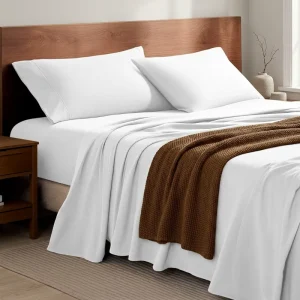 300TC 4 Pcs Bamboo Viscose Duvet Cover Set Anti Pilling Cooling Wrinkle Free Woven Customizable Classic Home Use Solid Color