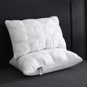 300TC 60S High Quality 3D Hotel Home Cotton Bed Pillow with Twisted Pattern for Sleeping