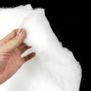 300gsm 100% Polyester Nonwoven Wadding for Padded Coat Thermal Bonded Breathable Waterproof Anti static Washable Soft