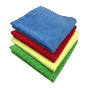 300gsm Microfiber Warped Knitted Cleaning Towel 40*40cm Quick Dry Towel for Kitchen Car Detailing Dish Cleaning Cloth