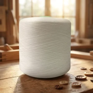 30S 2 Dropshipping 100% RSP Recycled Staple Spun Polyester Sewing Thread Yarn Polyester Thread Raw White for Shirt and Blouses