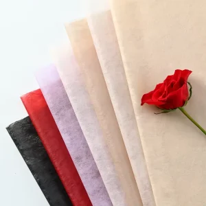 30cm*30cm Recyclable Coated Cotton Waterproof Tissue Paper Floral Bouquet Wraps Withdrawable Flower Lining Paper Packaging