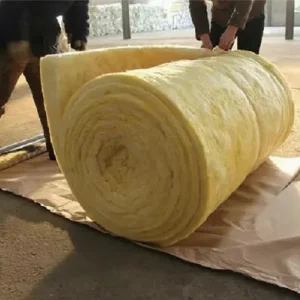 30kg m³ Glass Wool Rolls Sound Absorbing Thermal Insulation for Building Walls Roofs Fiberglass Blanket Fibra De Aluminium