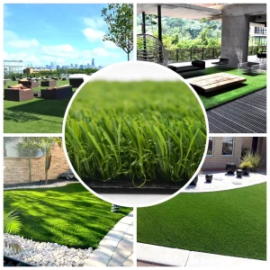 30mm Anti UV Density Grass Outdoors Synthetic Grass for Garden Artificial Grass Carpet