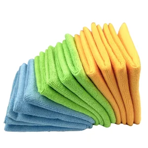 30x30cm Microfiber Cleaning Towel Absorbent Desktop Drying Rags Car Wash Kitchen Towel Dust Removal Cleaning Cloth for Household