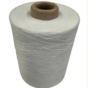 32S High Tenacity Raw Big White Melange 100% Polyester Yarn for Socks Sewing & Fashion Knitwear