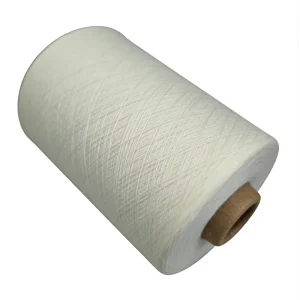 32S High Tenacity Raw White Melange 100% Polyester Yarn for Sewing Socks & Fashion Knitwear