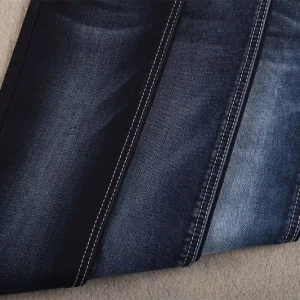 340gsm Black Double Layer Knitted Stretch Man Denim Fabric for Pants