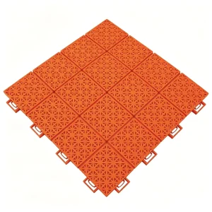34x34cm Soft Joint PP Interlocking Suspended Floor Tiles for Sports Venues & Kindergartens