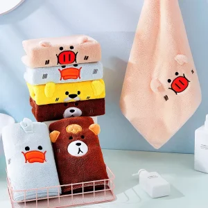 35*75 cm Cartoon kids Bath Towels washcloths Quick Drying Face Towels