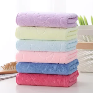 35*75cm Microfiber Absorbent Salon Towel Fast Drying for Hair