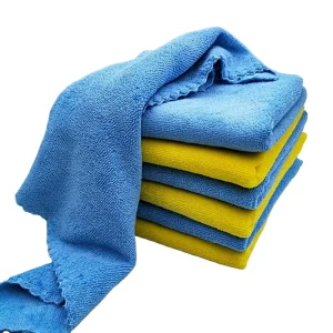 350 Gsm Microfiber Waxing Crystal coating Square Car Wash Towel for Polishing Buffing Thick Absorbent Cleaning Cloth Model