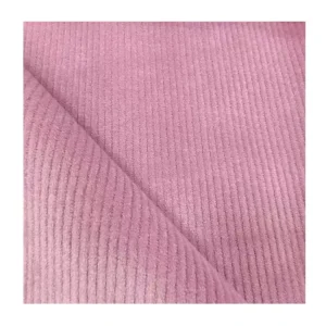 350gsm Warp Knit Polyester Spandex Stretch Super Soft Bonded Rib Corduroy Velvet Fabric Anti Pill Breathable Garment Upholstery